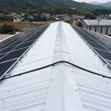 太陽光発電パネル  敷設完了！